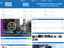 Tablet Screenshot of boerse-social.com